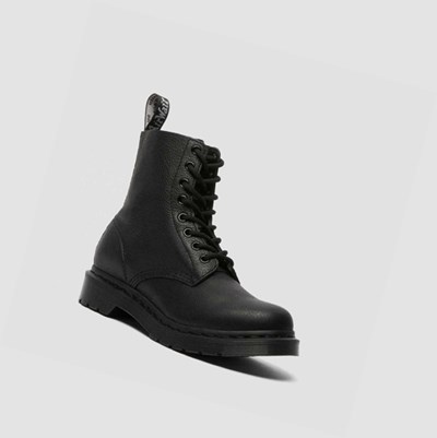 Dr Martens 1460 Pascal Mono Snørestøvletter Dame Svarte | 517308KNA