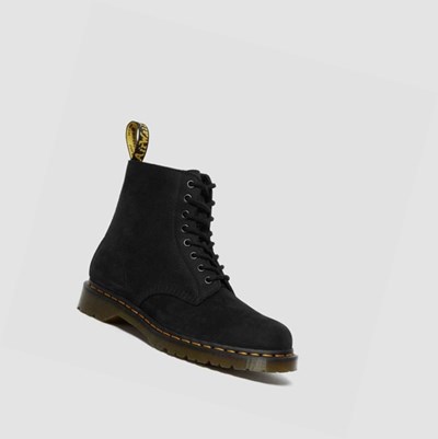 Dr Martens 1460 Pascal Nubuck Snørestøvletter Dame Svarte | 163542XFS