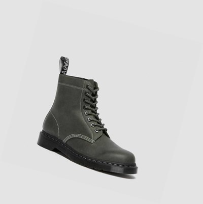 Dr Martens 1460 Pascal Zip Snørestøvletter Herre Mørke Grønn | 261394VRZ