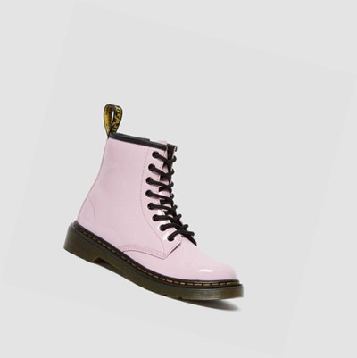 Dr Martens 1460 Patent Junior Snørestøvletter Barn Rosa | 453917HYX