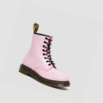 Dr Martens 1460 Patent Snørestøvletter Dame Rosa | 509746PLZ