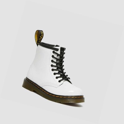 Dr Martens 1460 Patent Toddler Snørestøvletter Barn Brune | 287045XYA