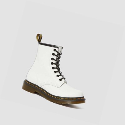 Dr Martens 1460 Smooth Snørestøvletter Dame Hvite | 382174BFI