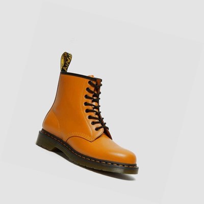Dr Martens 1460 Smooth Snørestøvletter Dame Oransje | 701639TQF