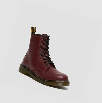 Dr Martens 1460 Softy T Youth Snørestøvletter Barn Rosa Rød | 187069RUF