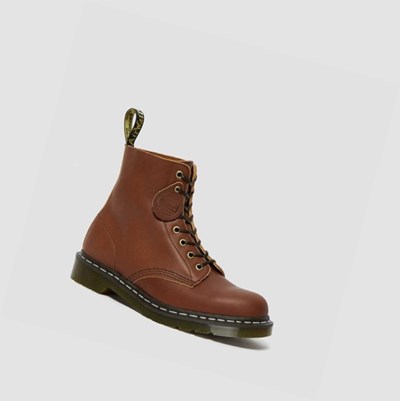 Dr Martens 1460 Veg Tan Snørestøvletter Dame Brune | 470689NRG