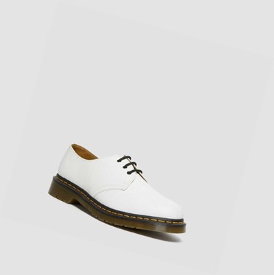 Dr Martens 1461 Smooth Oxford Sko Dame Hvite | 405789UOA