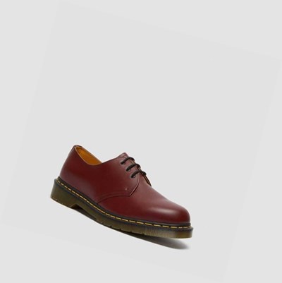 Dr Martens 1461 Smooth Oxford Sko Dame Rosa Rød | 637548NMJ