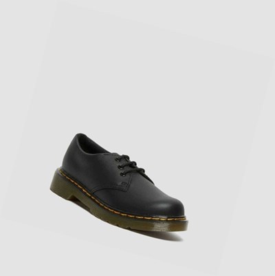 Dr Martens 1461 Softy T Junior Snørestøvletter Barn Svarte | 957432NSK