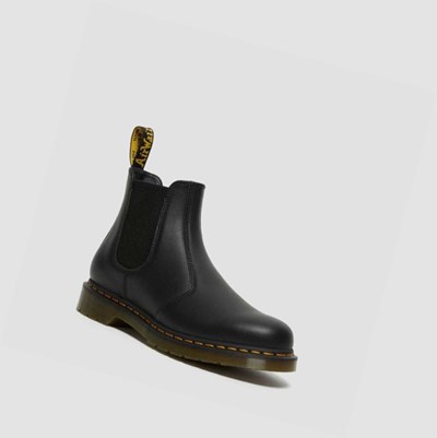 Dr Martens 2976 Nappa Chelsea Støvler Dame Svarte | 697534GDC
