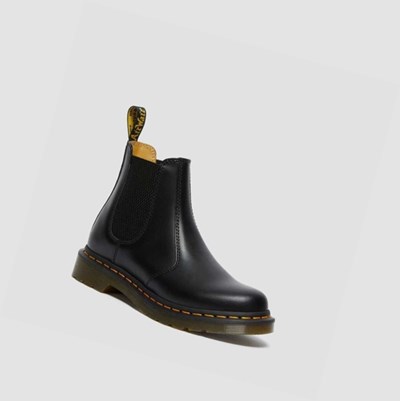 Dr Martens 2976 Smooth Chelsea Støvler Dame Svarte | 403897WQI