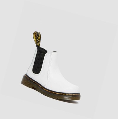 Dr Martens 2976 Toddler Chelsea Støvler Barn Hvite | 750639UYH