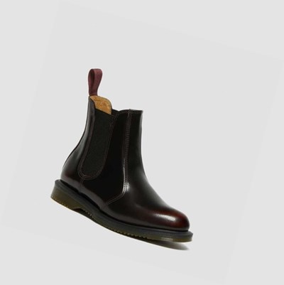 Dr Martens Flora Arcadia Chelsea Støvler Dame Rosa Rød | 309726GOZ