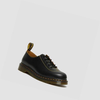 Dr Martens Glyndon Vintage Smooth Snørestøvletter Herre Svarte | 327890GJA