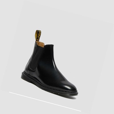 Dr Martens Graeme II Smooth Chelsea Støvler Herre Svarte | 512637TPR