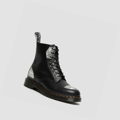 Dr Martens King Nerd 1460 Snørestøvletter Dame Svarte | 018467FYA